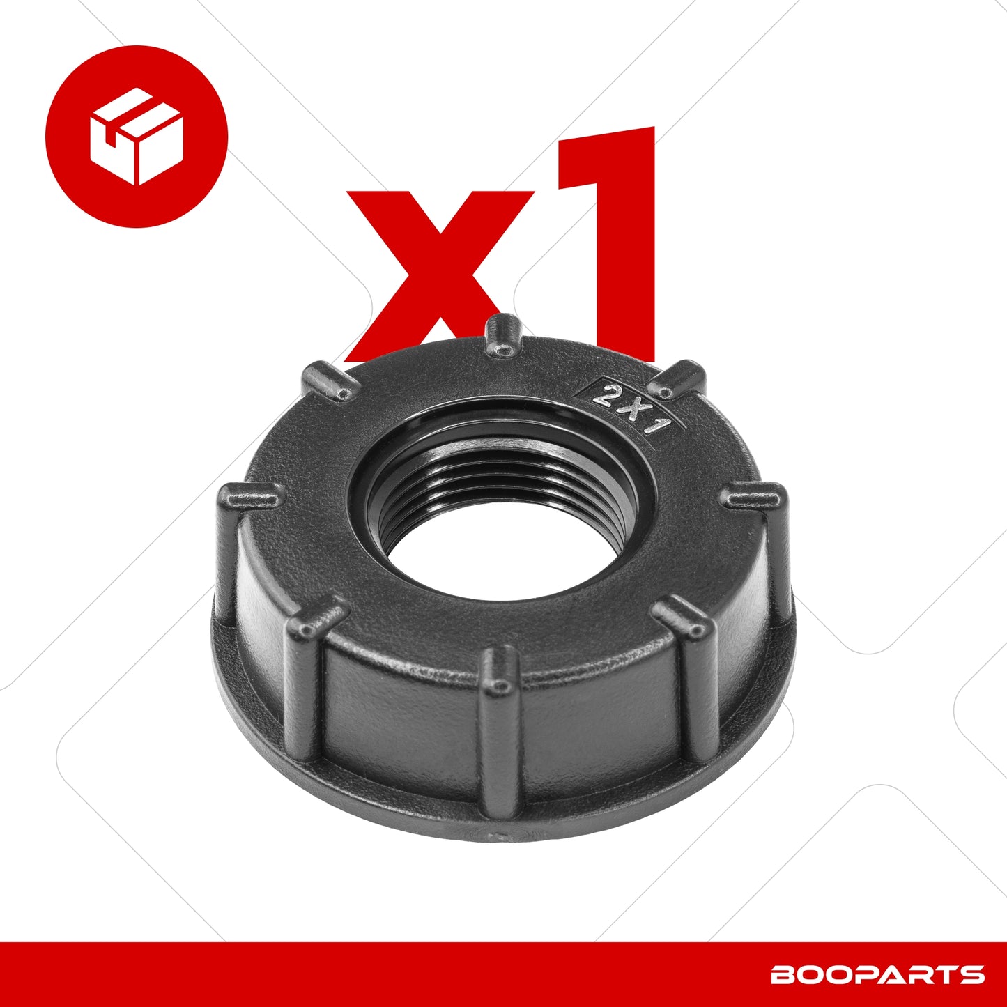 Bouchon adaptateur pour cuve IBC 2" x 1" (S60x6) x (26/34)